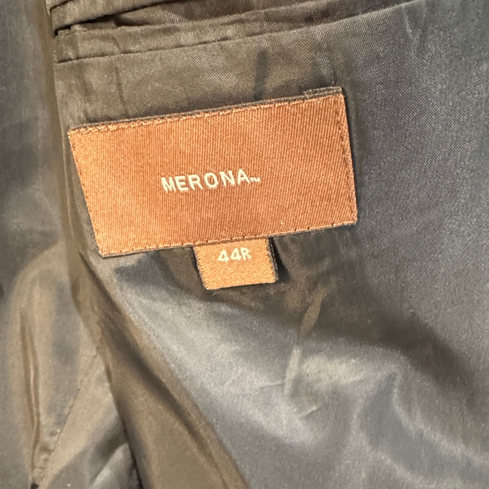 Merona Classic Black Sport Coat - Picture 2 of 3